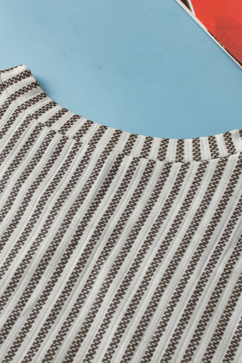 Stilla | Stribet Rund Hals Tank