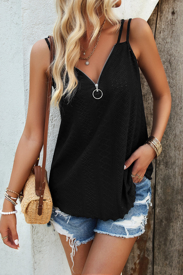 Stilla | V-Hals Dobbelte Stropper Cami