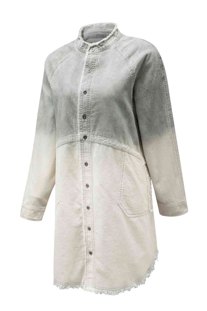 Stilla | Tone Raw Hem Denim Kjole