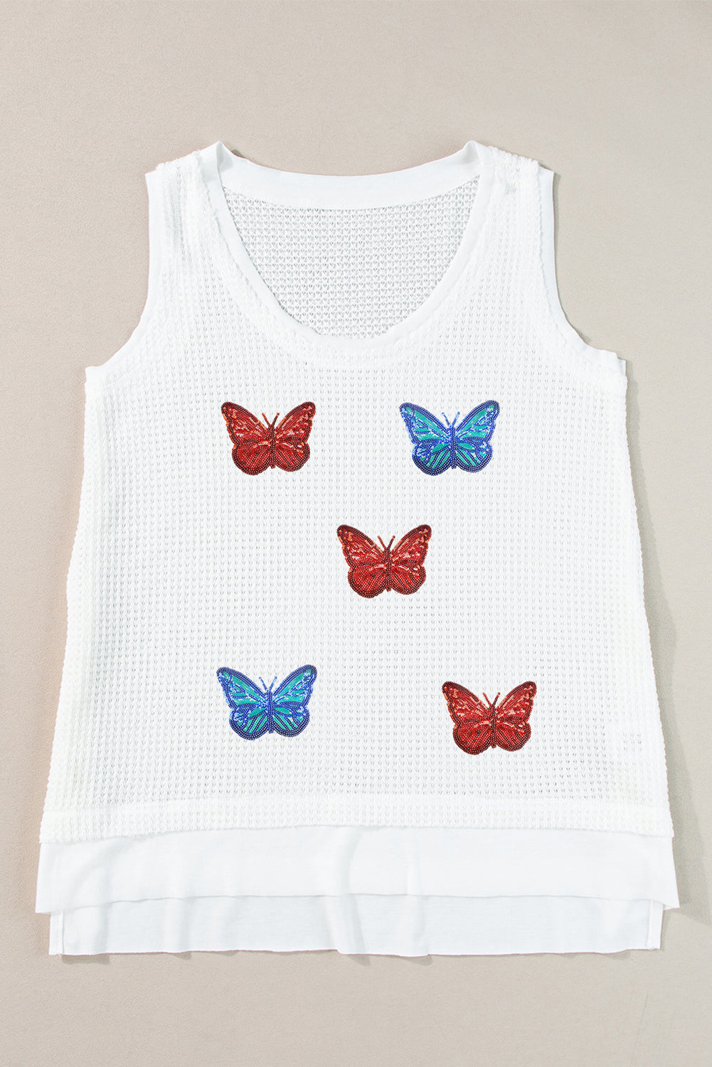 Stilla | Butterfly Rund Hals Tank