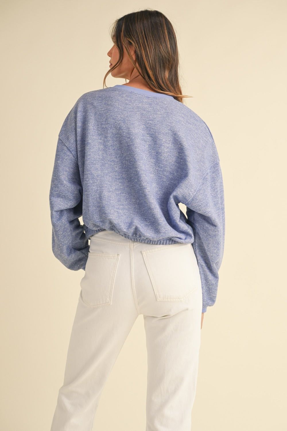 Stilla | Sweatshirt Rundhals Mable Med Besticket Bogstav