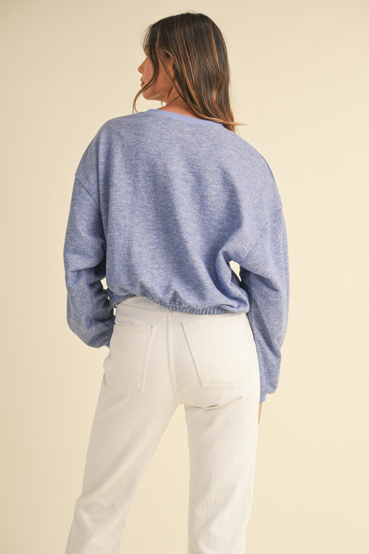 Stilla | Sweatshirt Rundhals Mable Med Besticket Bogstav