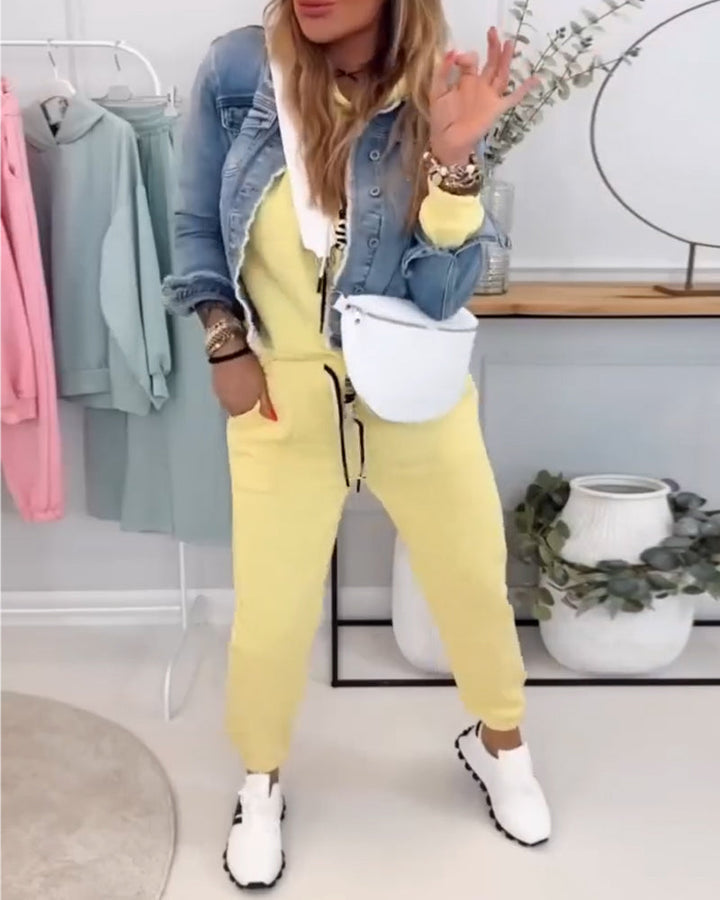 Stilla | Buksedragt Street Style Sweatshirt Sport