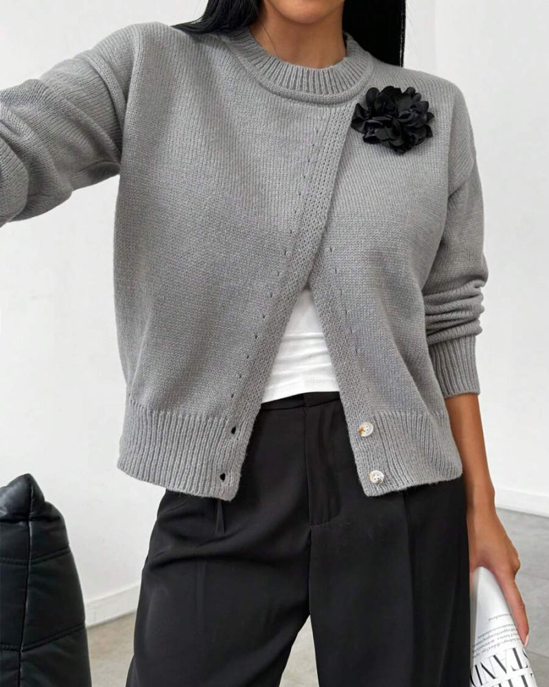 Stilla | Sweatshirt med slidskant