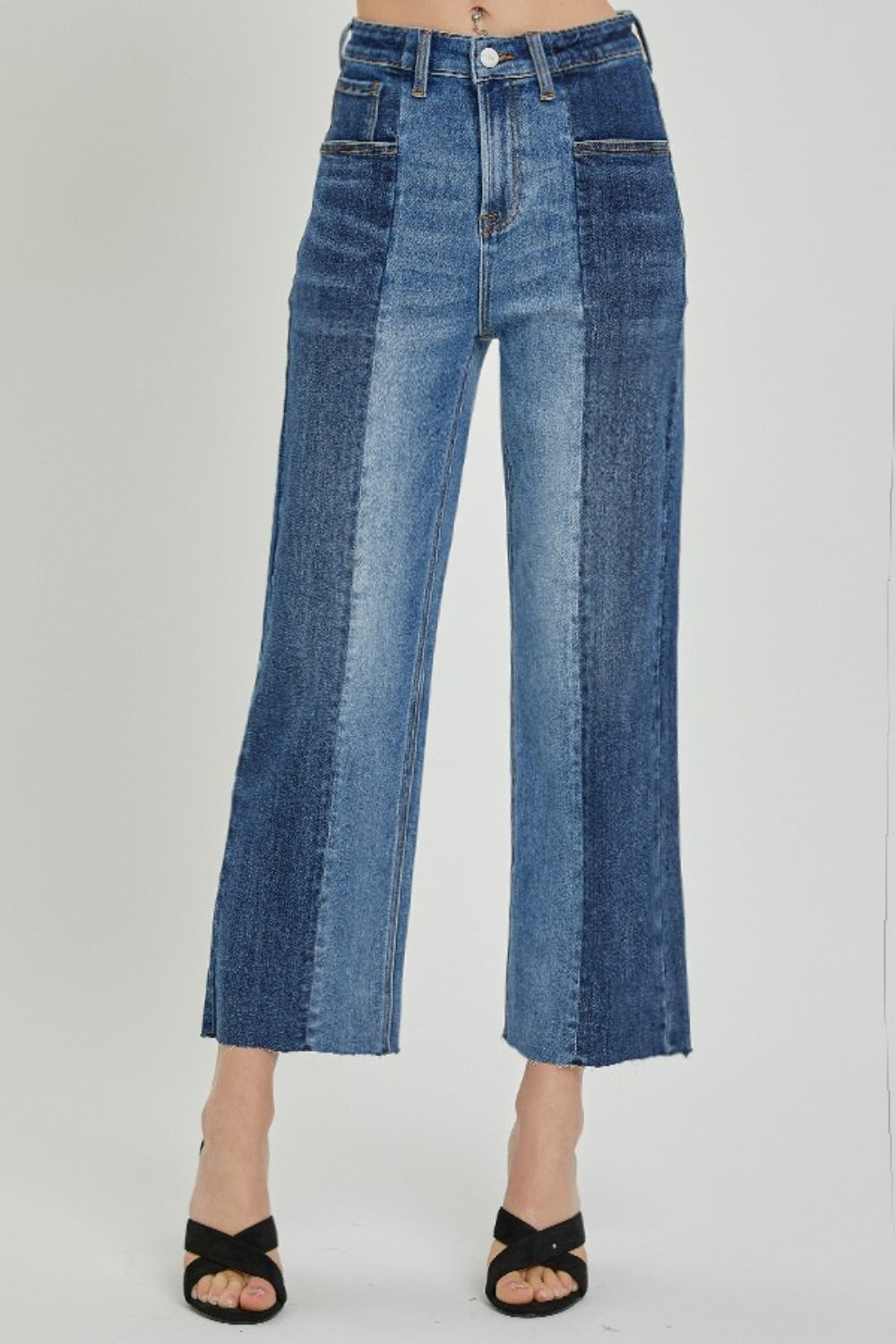 Stilla | Full Size Mid-Rise Waist To-Toned Jeans med Lommer