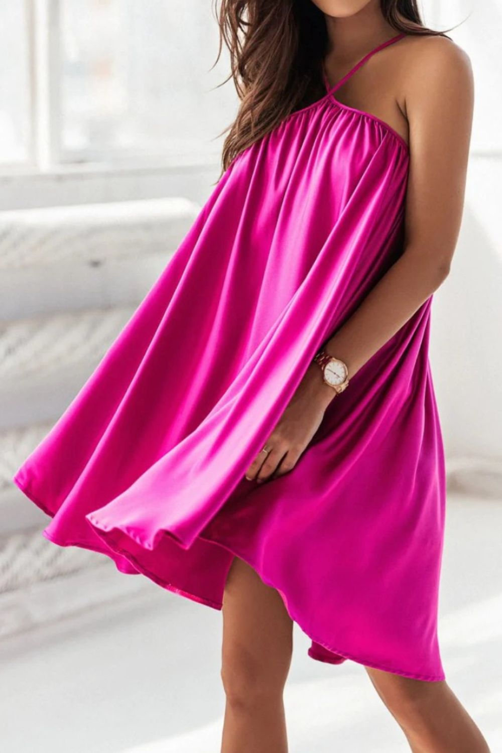 Stilla | Rygfri Mini Cami Kjole
