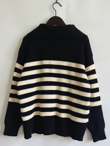 Stilla | Halv lynlås krave sweater