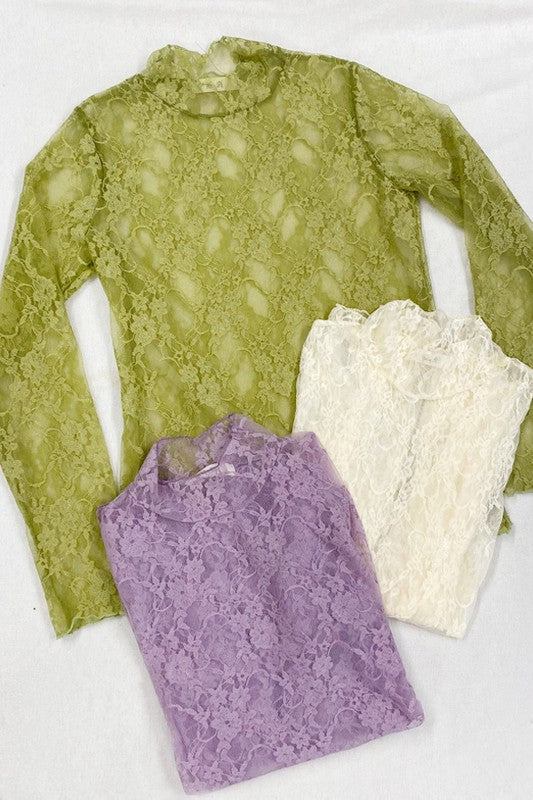 Stilla | Print Blonde Lange Ærmer Top