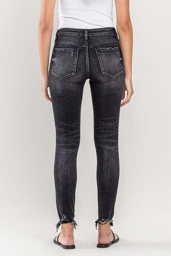 Stilla | Raw Hem Cropped Skinny Jeans
