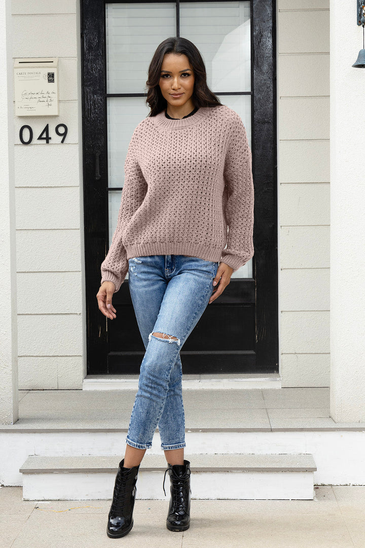 Stilla | V Hals Langærmet Sweater