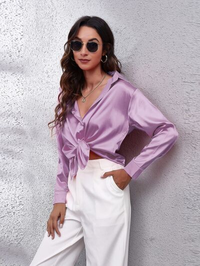 Stilla | Vaffel-strikket Bluse