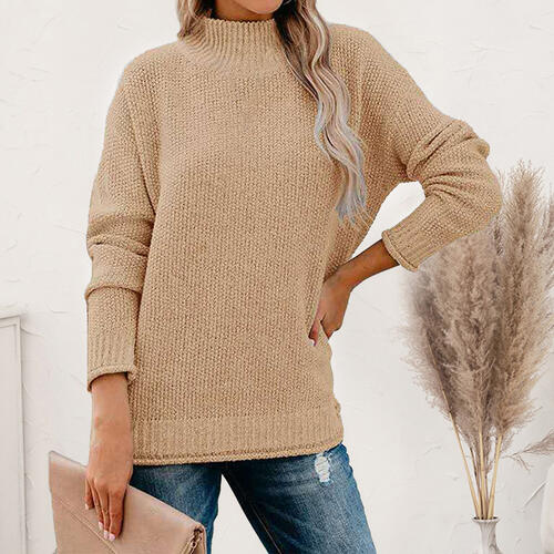 Stilla | Nakke Droppet Skulder Langærmet Sweater
