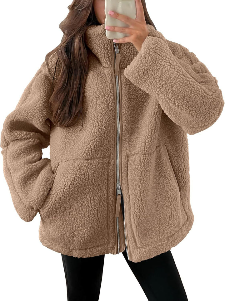Stilla | Cosy Zip up Teddy Fleece Jakke Trøje