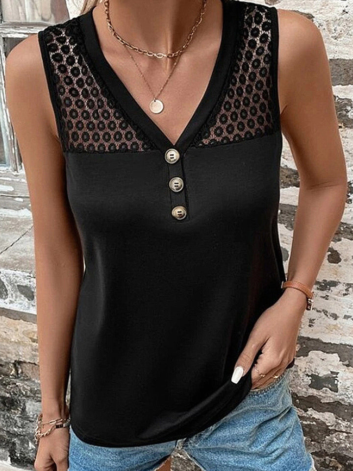 Stilla | Detalje V-Hals Tank