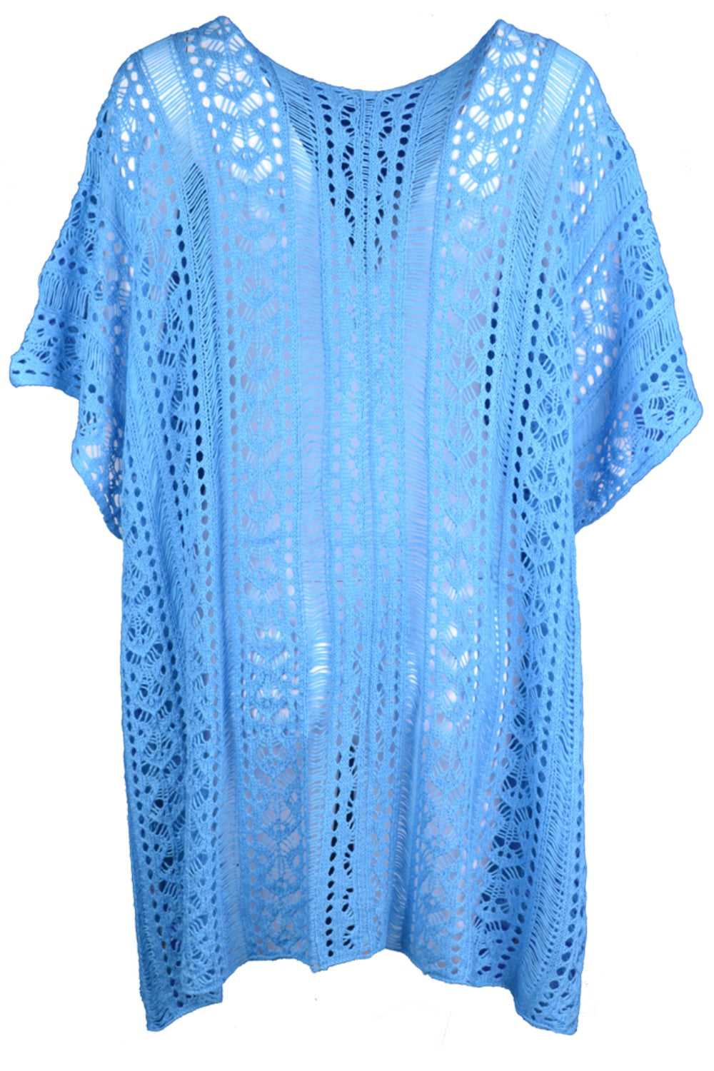 Stilla | V-hals Cover-up Med Frynse