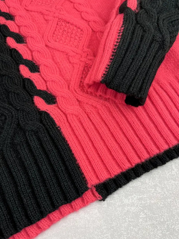 Stilla | Rullekravepullover Af Groft Maskevarer