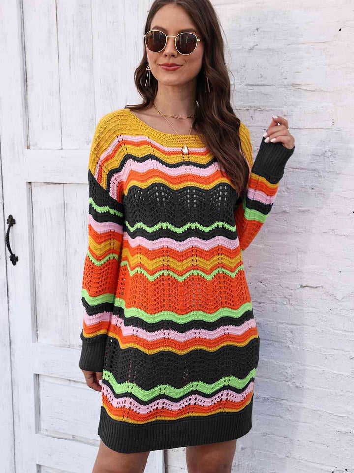 Stilla | Rund Hals Sweater Kjole