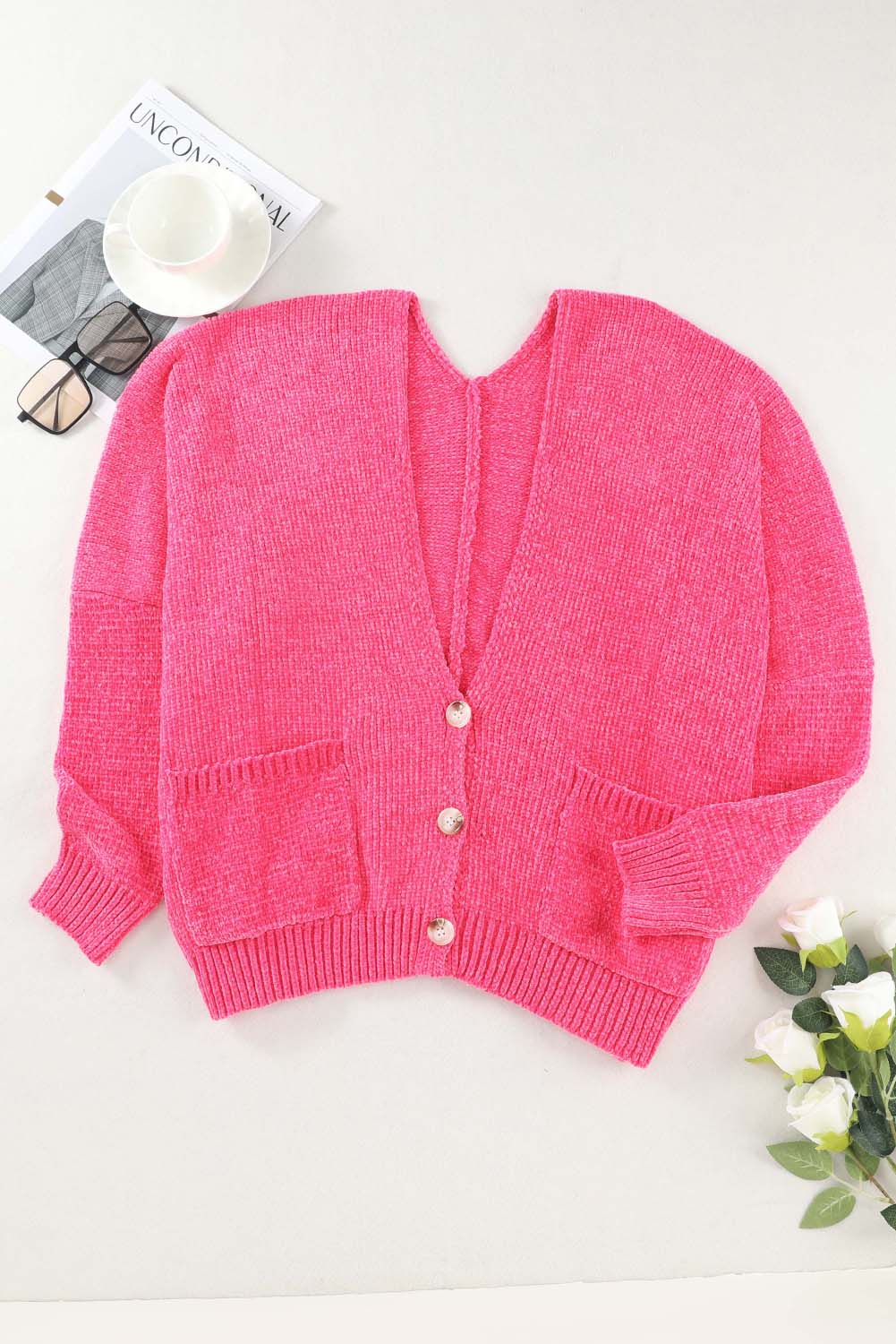 Stilla | Down Cardigan med lommer