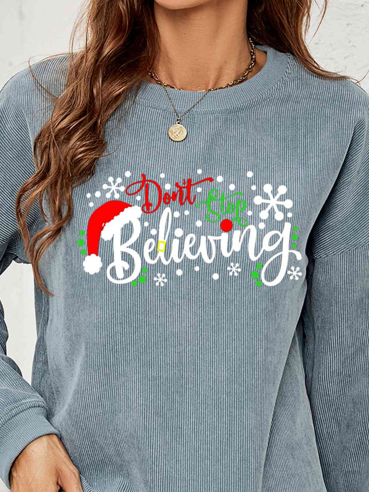 Stilla | Stop Believing Graphic Sweatshirt