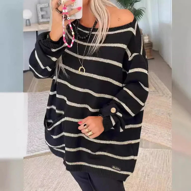 Stilla | Smart Stribet Pullover