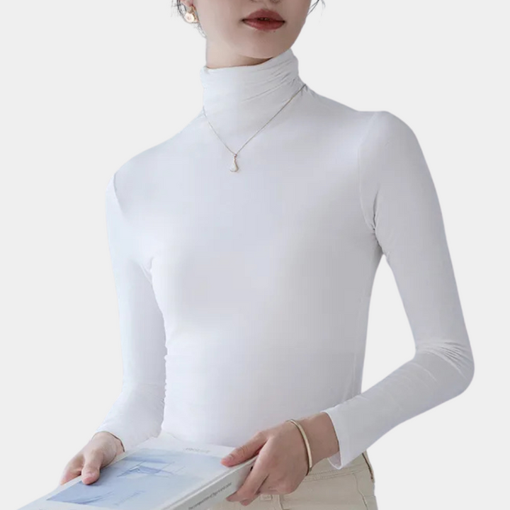Stilla | Moderne Turtleneck Skjorte til Damer