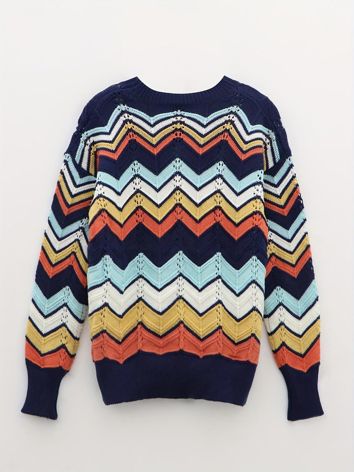 Stilla | Pullover med lineær design