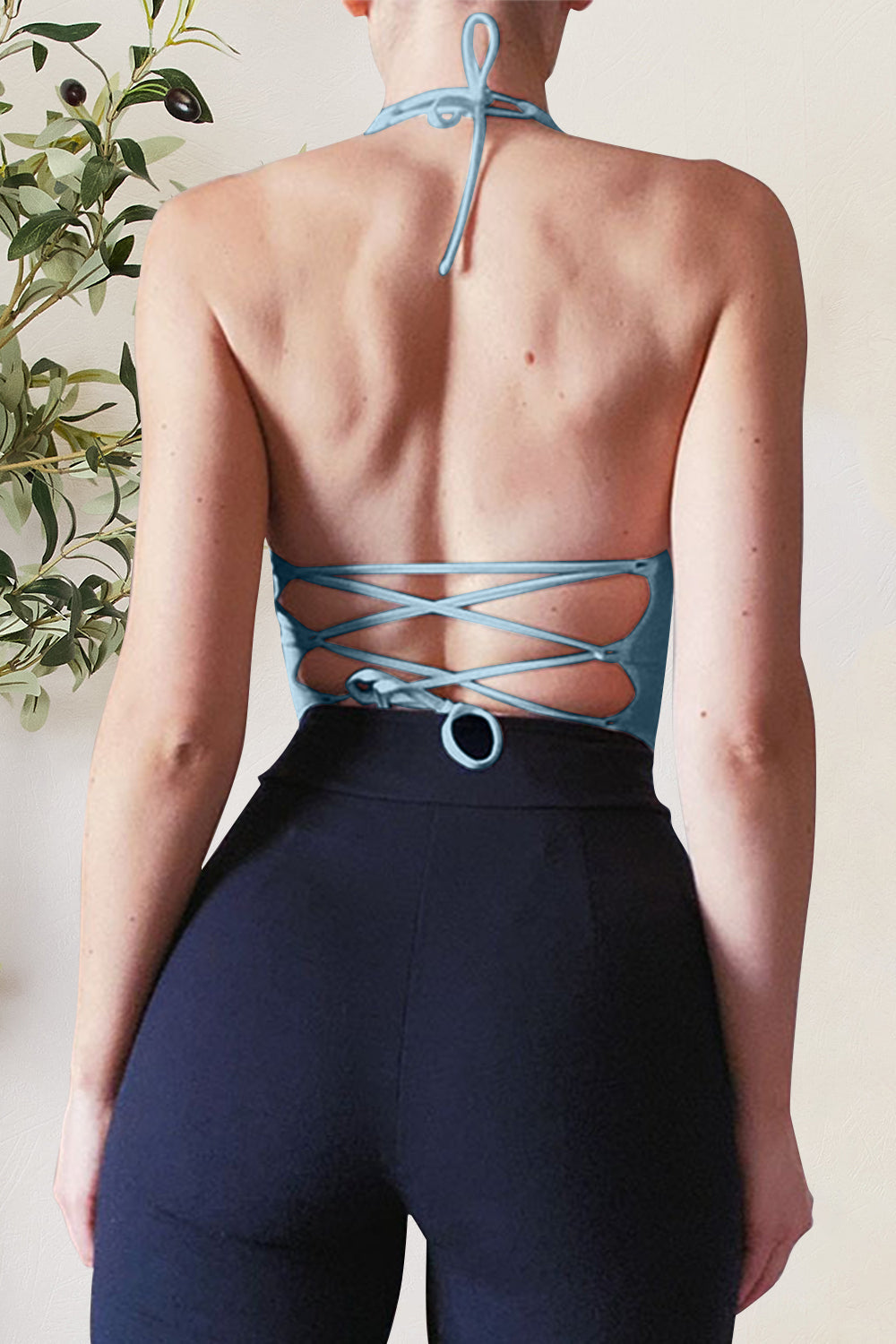 Stilla | Snøre Halterneck Cami