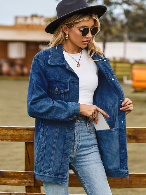 Stilla | Denimjakke Med Lommer