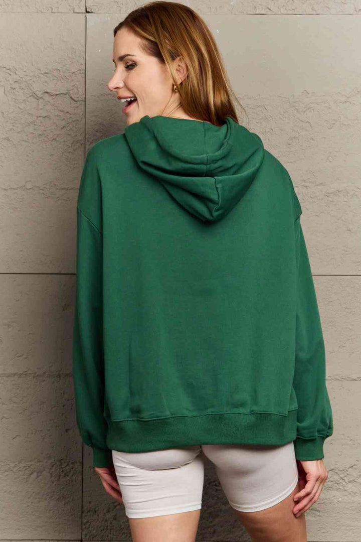 Stilla | Love Full Size Grafisk Hoodie