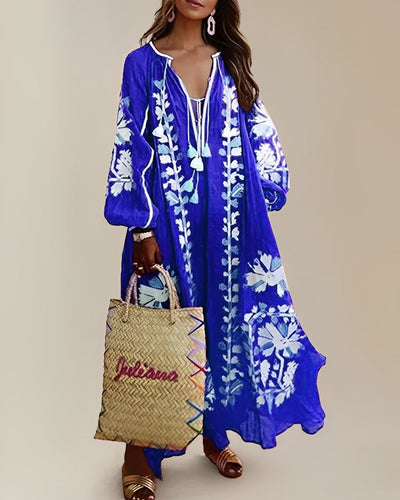 Stilla | Løs Retro Boho Kjole