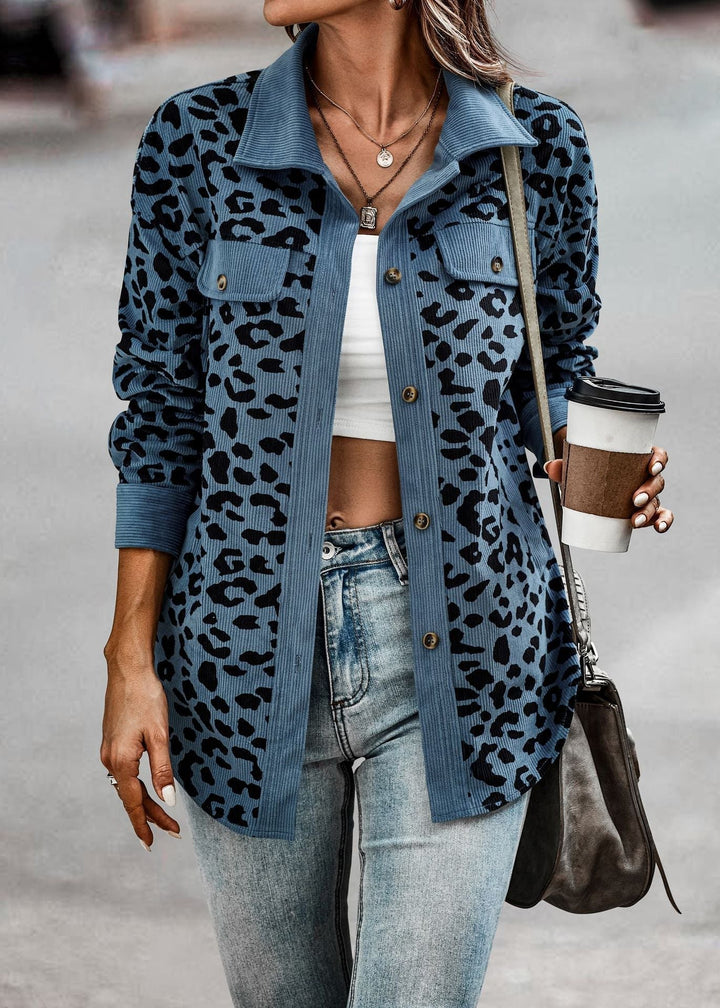 Stilla | Stilfuld Leopardjakke Med Moderne Snit
