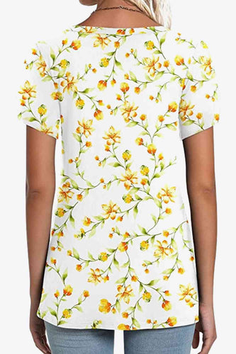 Stilla | Petal Sleeve V-hals Bluse