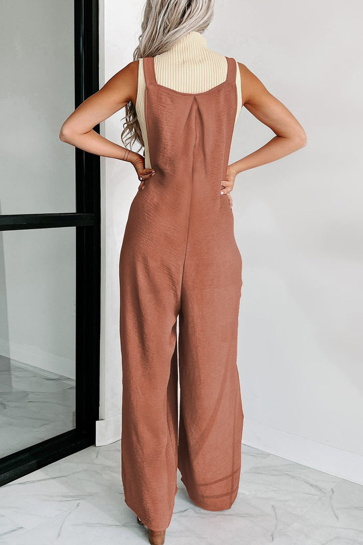 Stilla | Strikket Bred Ben Overalls Med Lommer