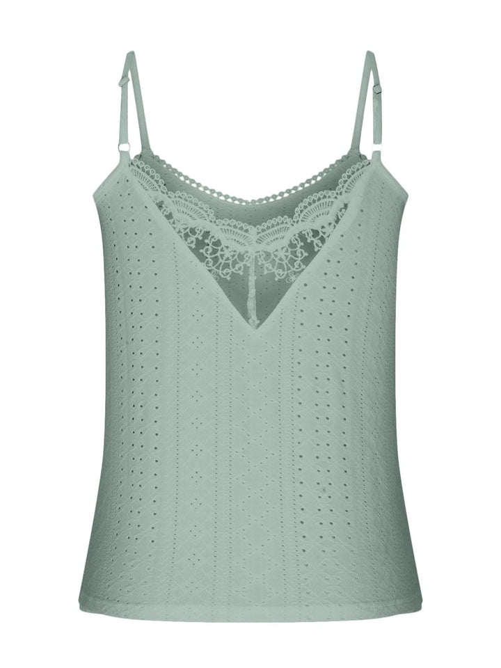 Stilla | Blonde Detalje V-Hals Cami