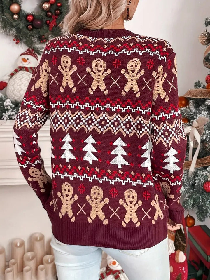 Stilla | Pullover med festligt rensdyr