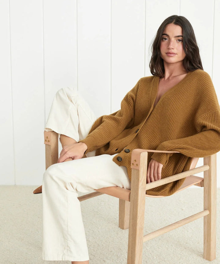 Stilla | Cocon-strikjakke i Fashion
