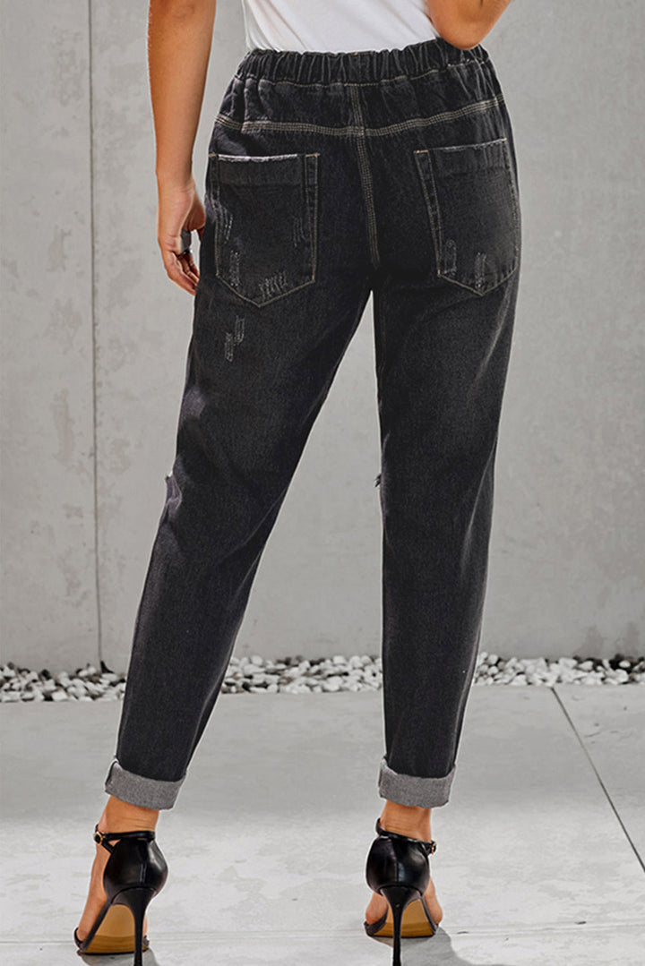 Stilla | Snoretræk Denim Joggers