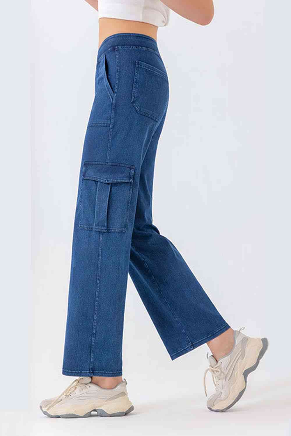 Stilla | Pocketed Lange Jeans