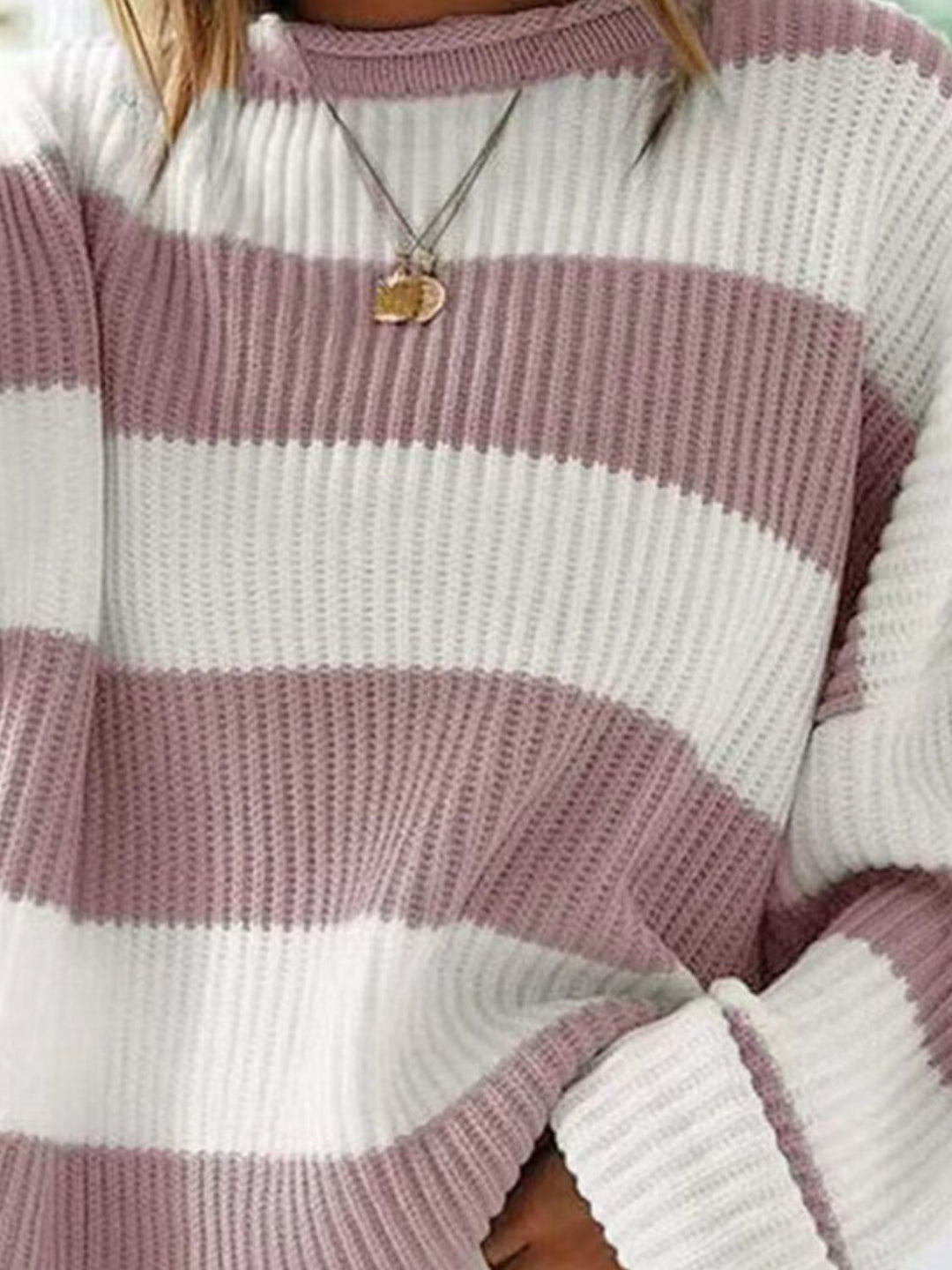 Stilla | Pullover Rundhals Med Lange Ærmer