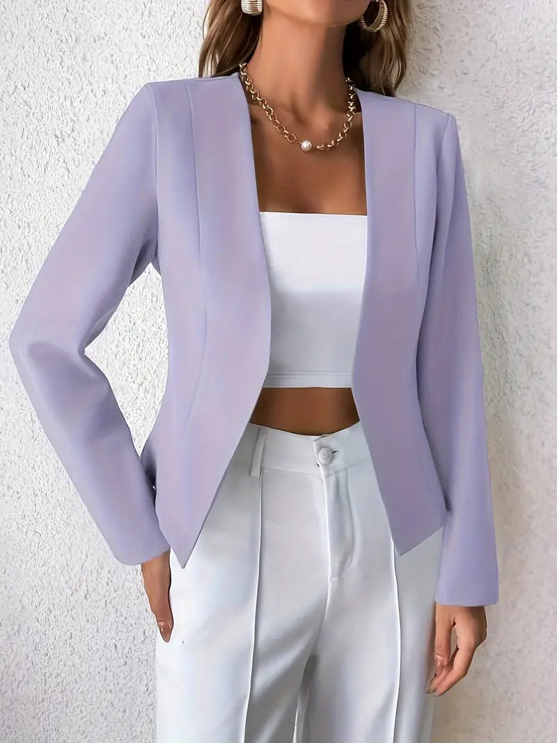Stilla | Smart blazer med åbent forstykke til et professionelt look