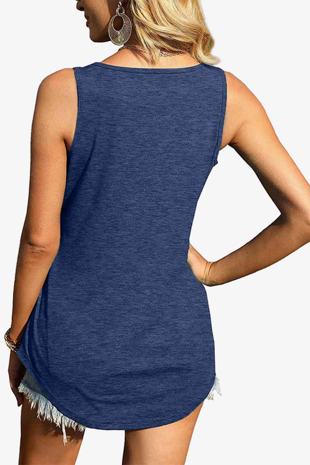 Stilla | Hem Square Neck Tank