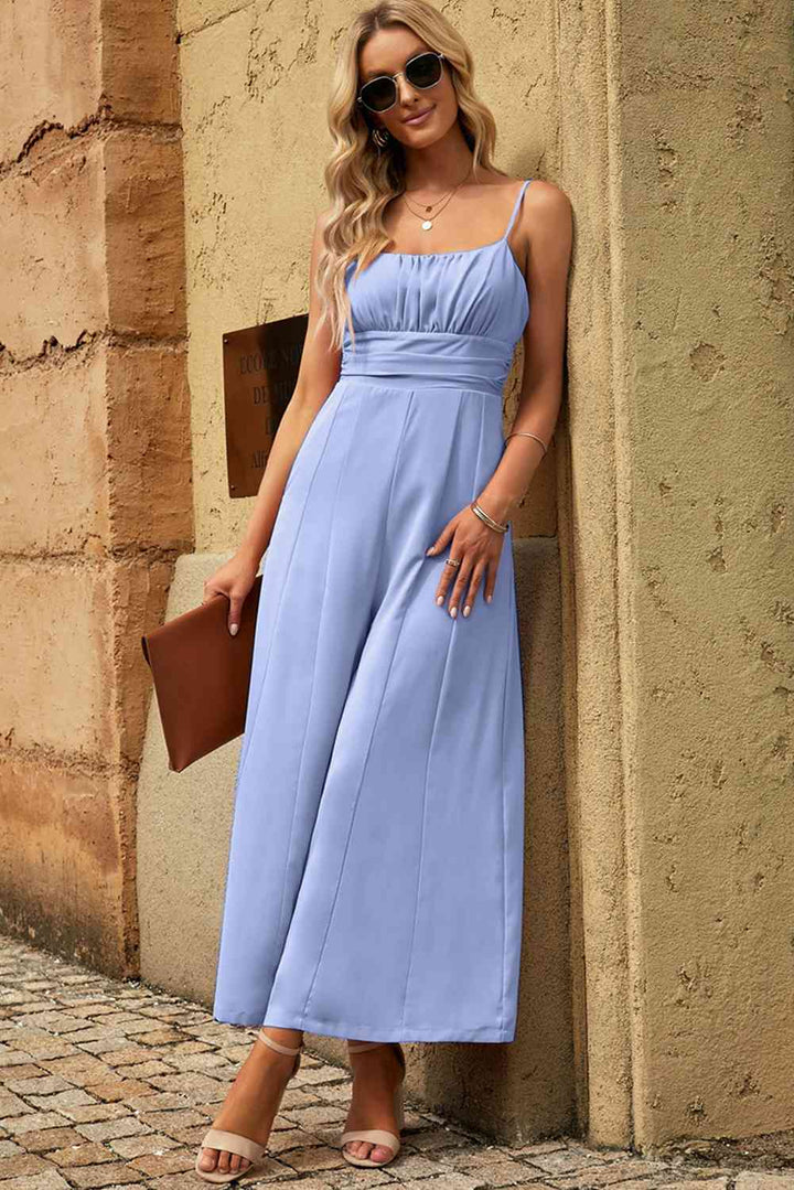 Stilla | Stropbundet sømdetalje jumpsuit