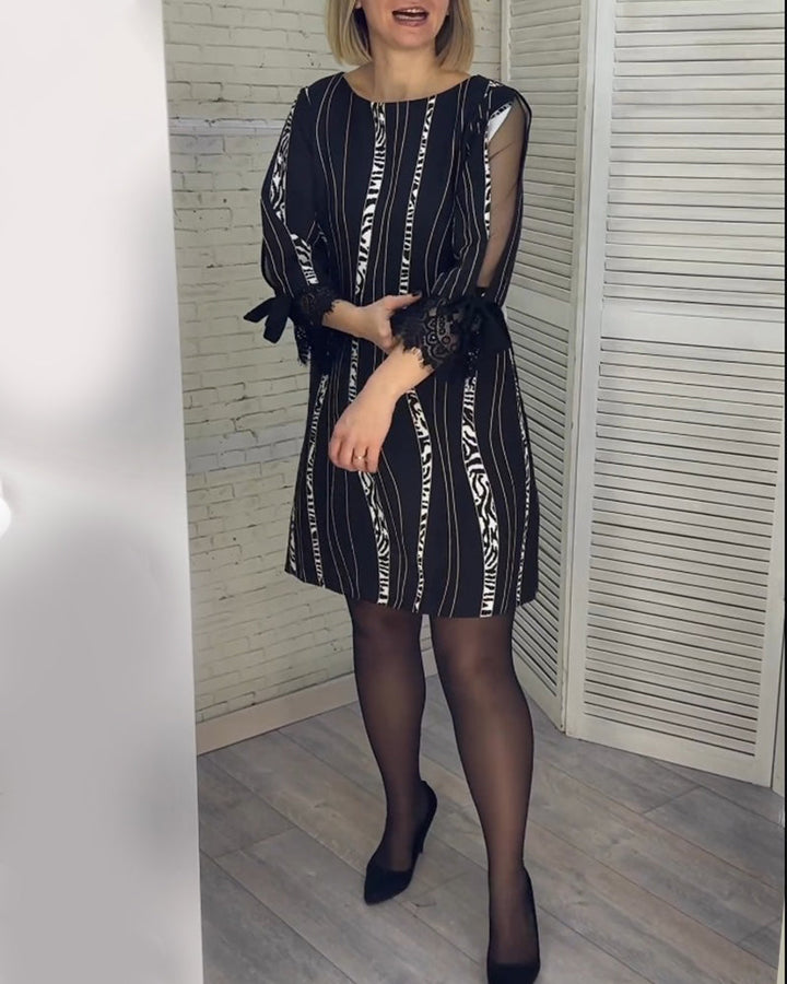 Stilla | Knælængde og striber