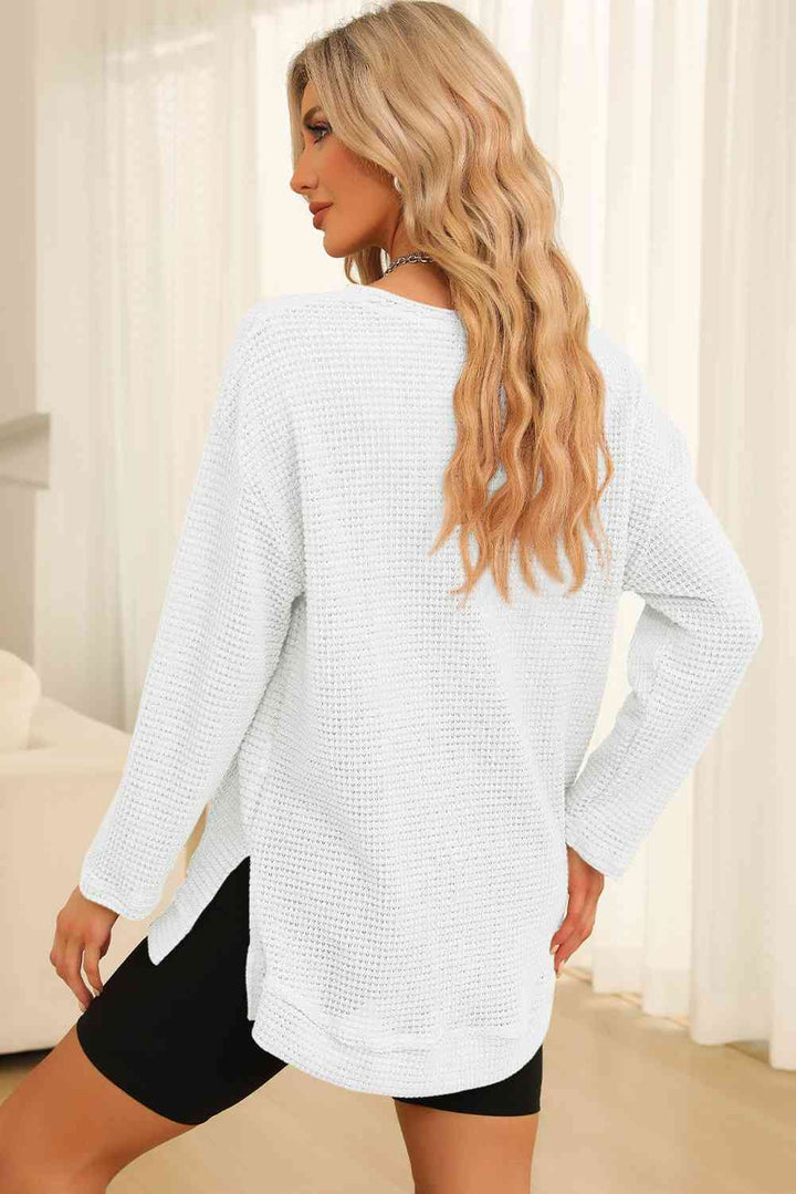 Stilla | Strik Rund Hals Langærmet Sweatshirt