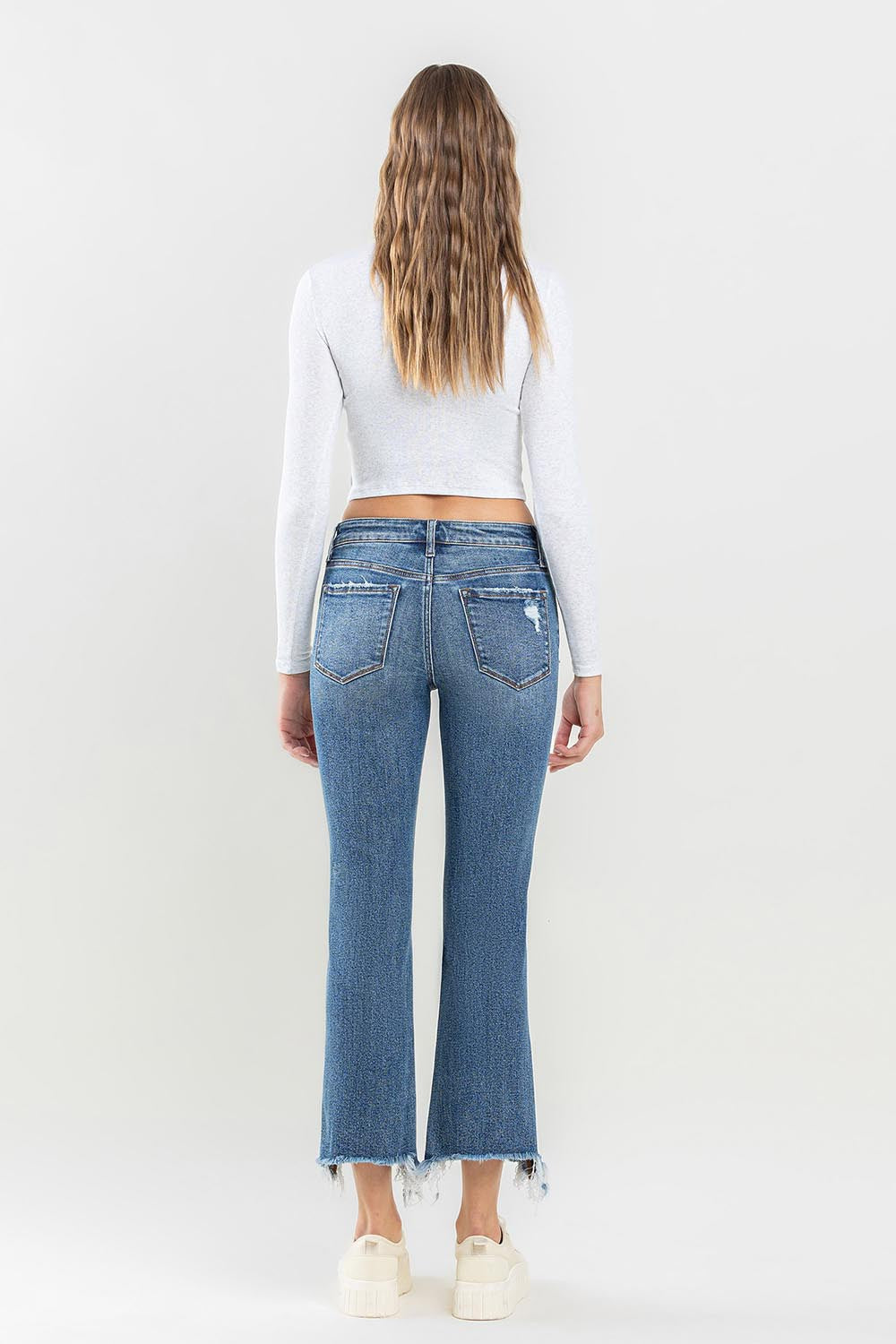Stilla | Mellemhøj Slidser Hæm Jeans