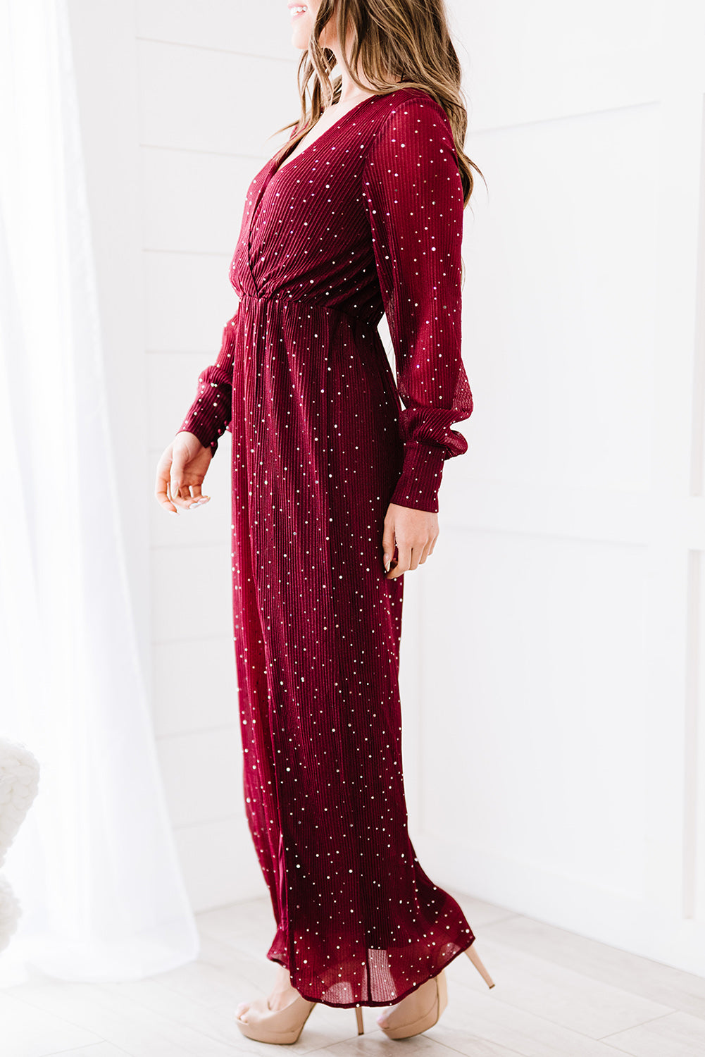 Stilla | Surplice Split Maxi Kjole