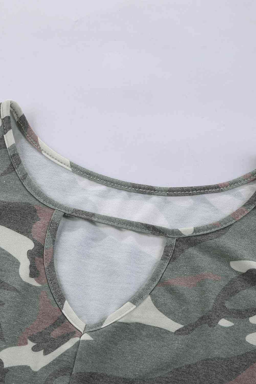 Stilla | Print Udsnit Kant Detalje Tank