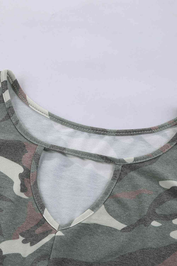 Stilla | Print Udsnit Kant Detalje Tank