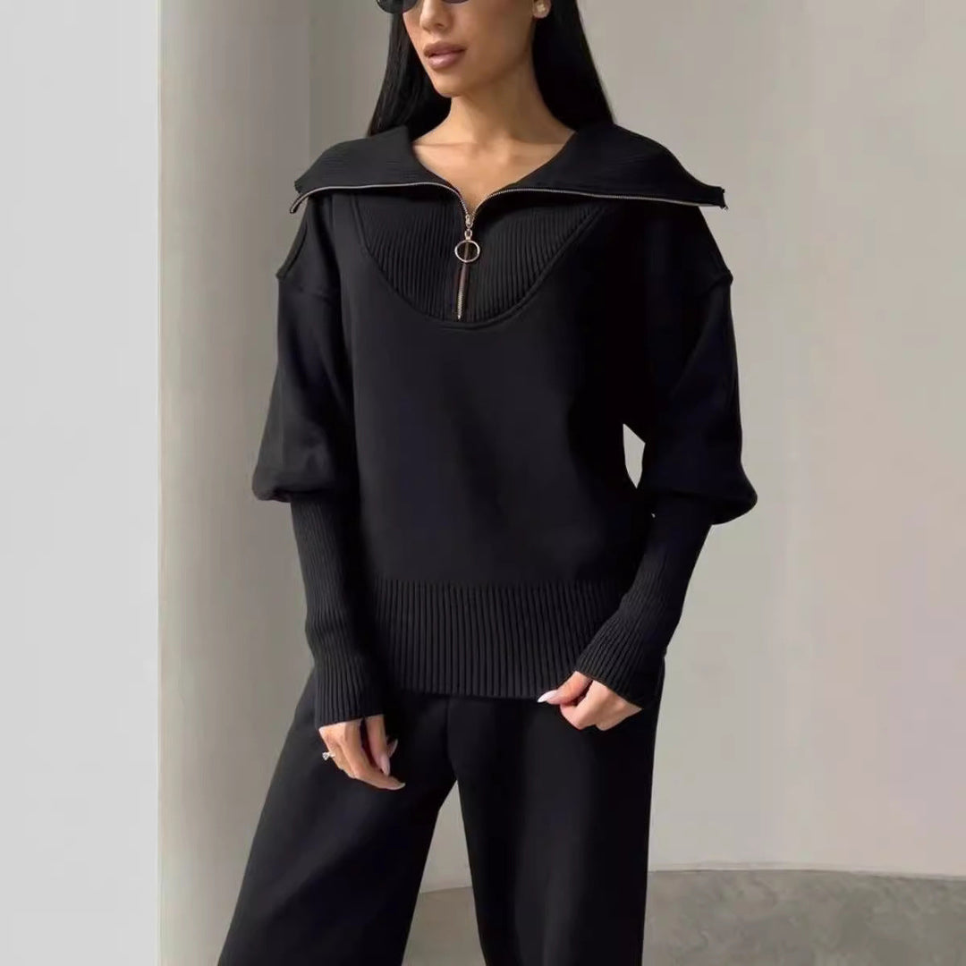 Stilla | Fritids Sæt med Lynlås Sweater
