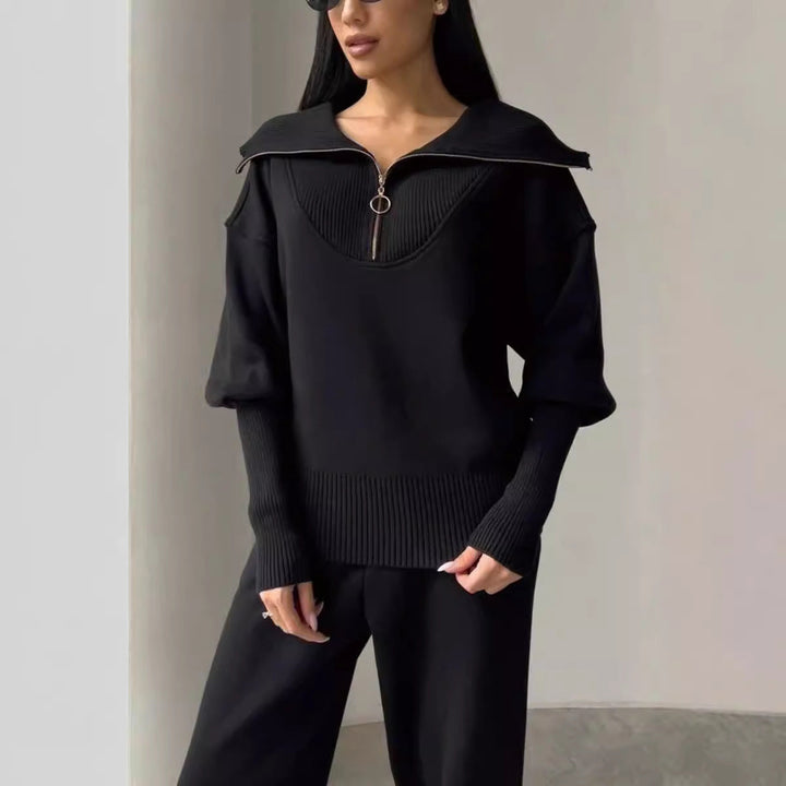 Stilla | Fritids Sæt med Lynlås Sweater